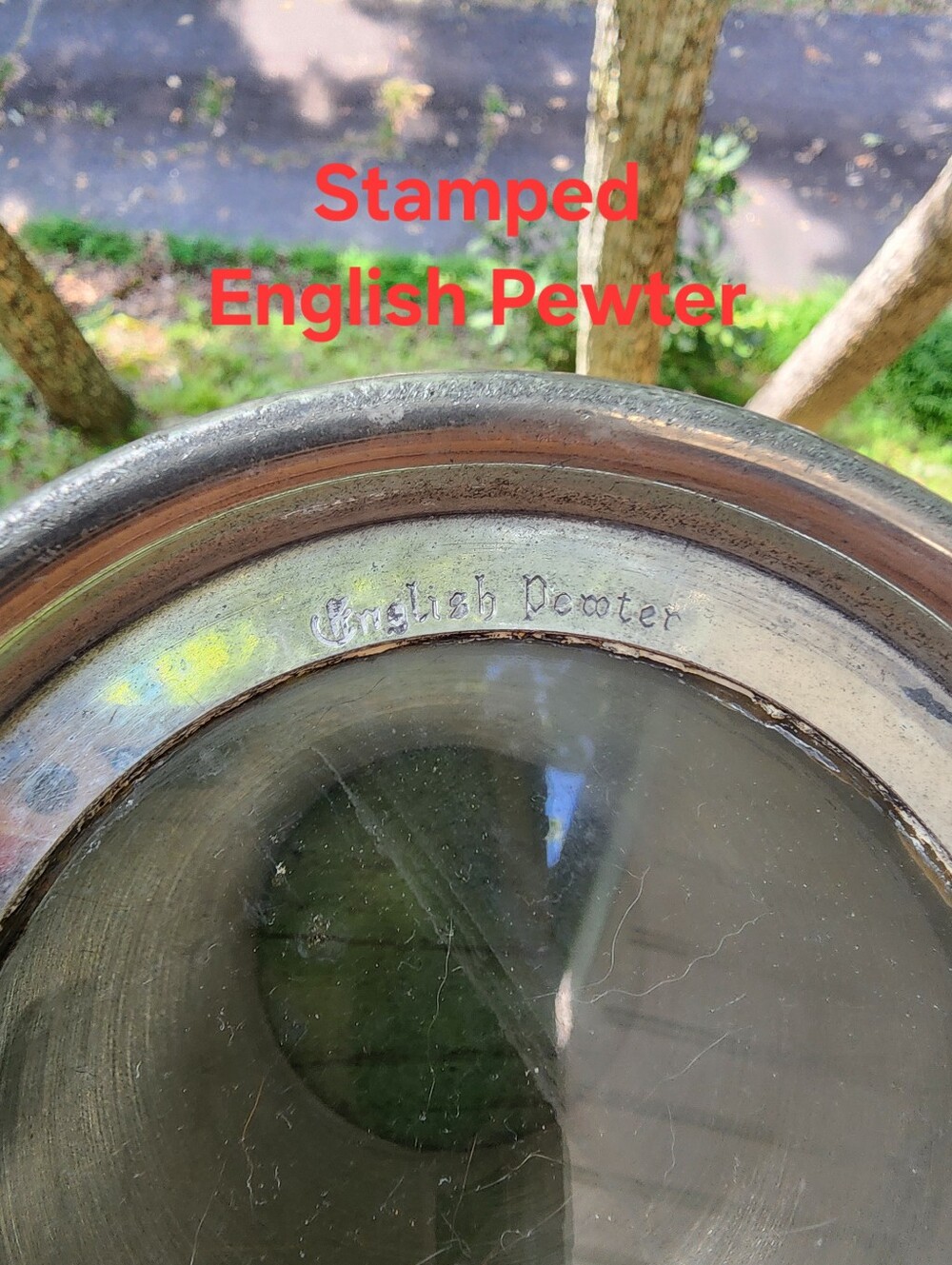$5 If Bundled. Vintage Pewter Tankard - Picture 4 of 6